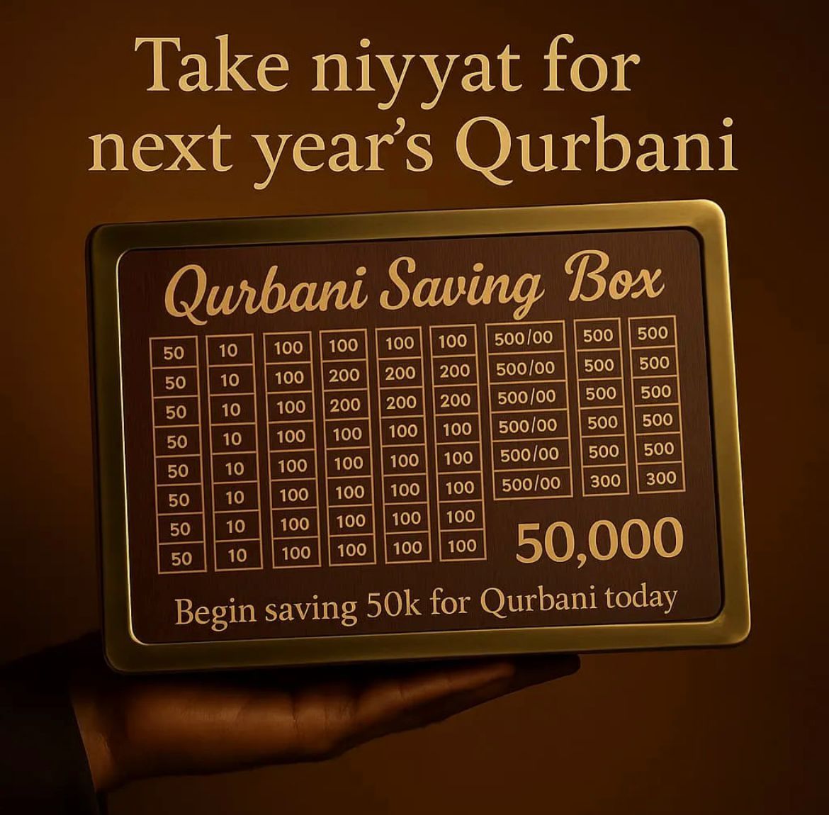 Qurbani Saving Box – Eid Savings Goal