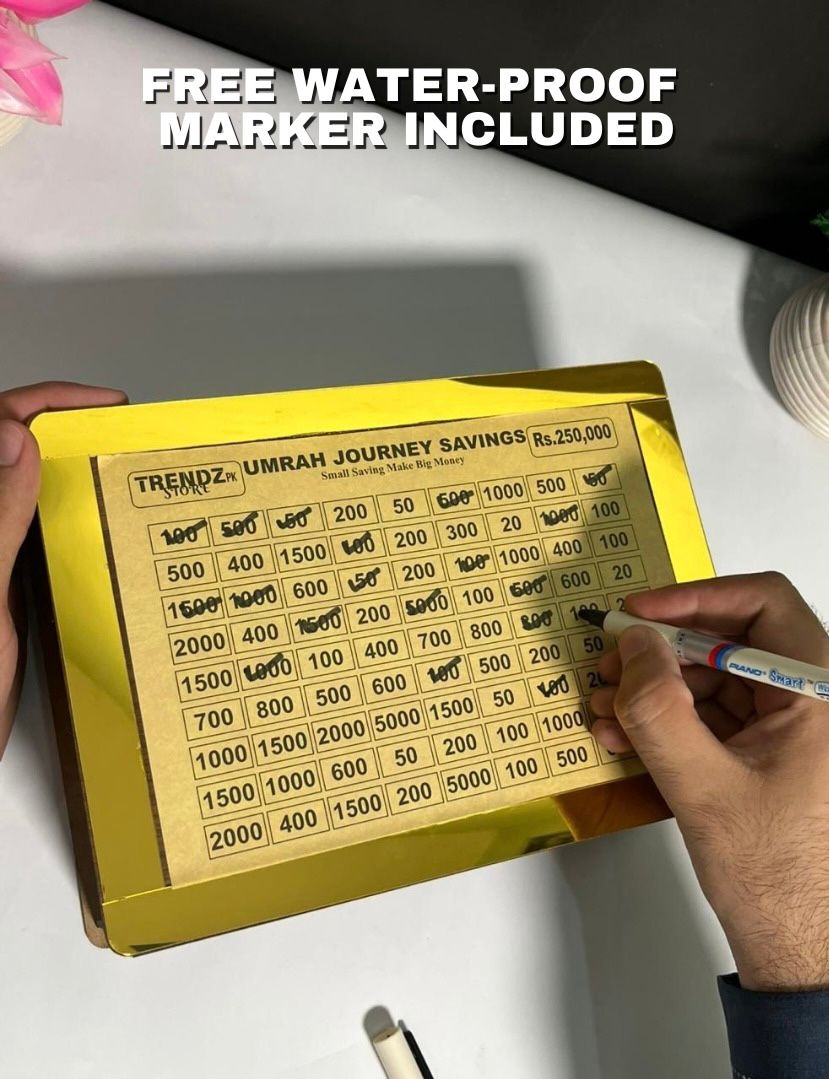 Premium Saving Box – Umrah | Qurbani | 80 Days | 150 Days Challenge
