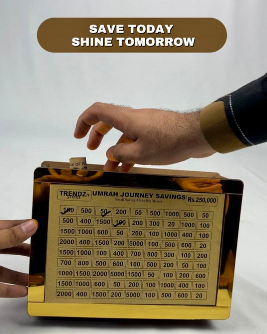Premium Saving Box – Umrah | Qurbani | 80 Days | 150 Days Challenge