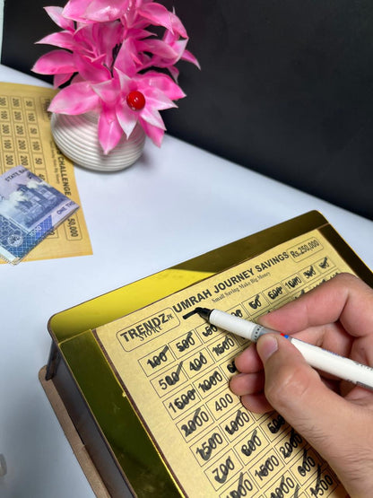 Premium Saving Box – Umrah | Qurbani | 80 Days | 150 Days Challenge